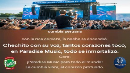 PARADISE MUSIC PARA TODO EL MUNDO POR JAVIER LINDO M.
