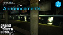 GTA IV Train Routes C + B Lines Announcements