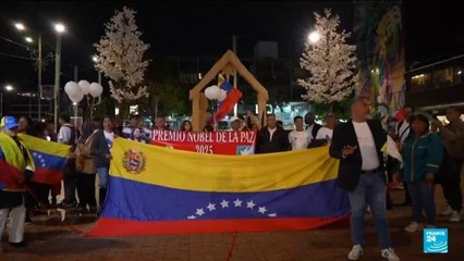Soutien à l'opposante vénézuélienne Machado lauréate du prix Nobel de la paix