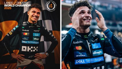 Lando Norris gana el campeonato del mundo y comparte emotivas palabras: "Es mi sueño desde que era un niño"