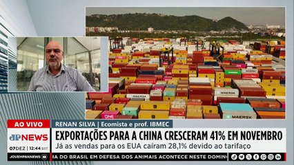 “Brasil buscou novas parcerias após tarifaço dos EUA”, diz economista sobre relação com China