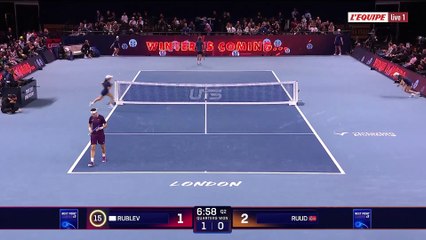 Le replay de la demi-finale Ruud - Rublev à Londres - Tennis - UTS