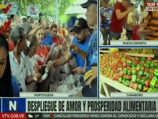 Despliegue de Amor y Prosperidad Alimentaria garantiza alimentos de calidad a familias de Portuguesa