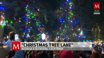 Regresa la “Christmas Tree Lane” en Altadena tras incendios ocurridos en enero