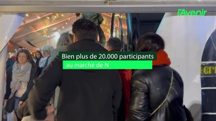 Bien plus de 20.000 participants au marché de Noël de Hannut!