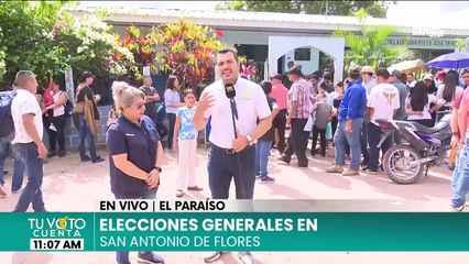 Con tranquilidad se desarrollan elecciones generales en San Antonio de Flores