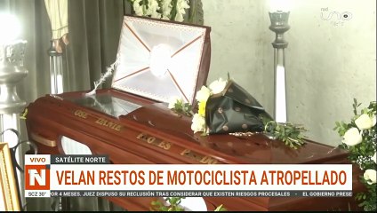VELAN RESTOS DE MOTOCICLISTA ATROPELLADO