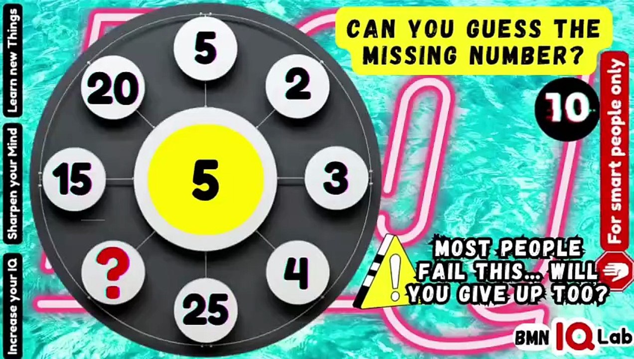 Can You Guess the Missing Number?