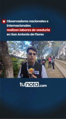 Observadores nacionales e internacionales realizan labores de veeduría en San Antonio de Flores