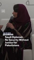 Saudi Diplomat: No Security Without Justice for Palestinians