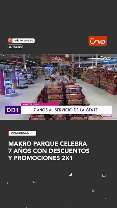 Makro Parque celebra 7 años con descuentos y promociones 2x1