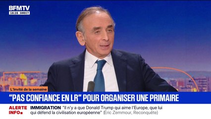 Éric Zemmour, président du parti Reconquête!, déclare que "ses condamnations, ce sont des médailles"