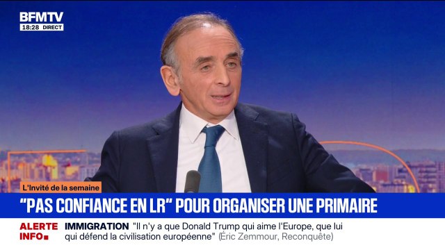 Éric Zemmour, président du parti Reconquête!, déclare que ses condamnations, ce sont des médailles