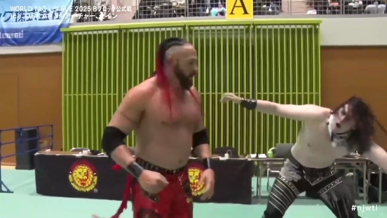 Alex Zayne & Lance Archer vs. OSKAR & Yuto-Ice - World Tag League 2025 Block B Match: NJPW World Tag League 2025 Day 12 (12/7/2025)