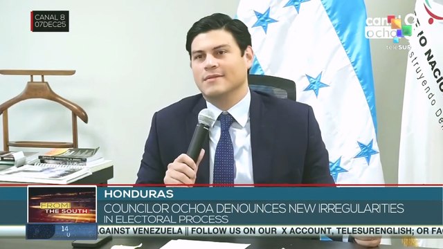 Honduras | Councilor Ochoa denounces new irregularities in electoral process