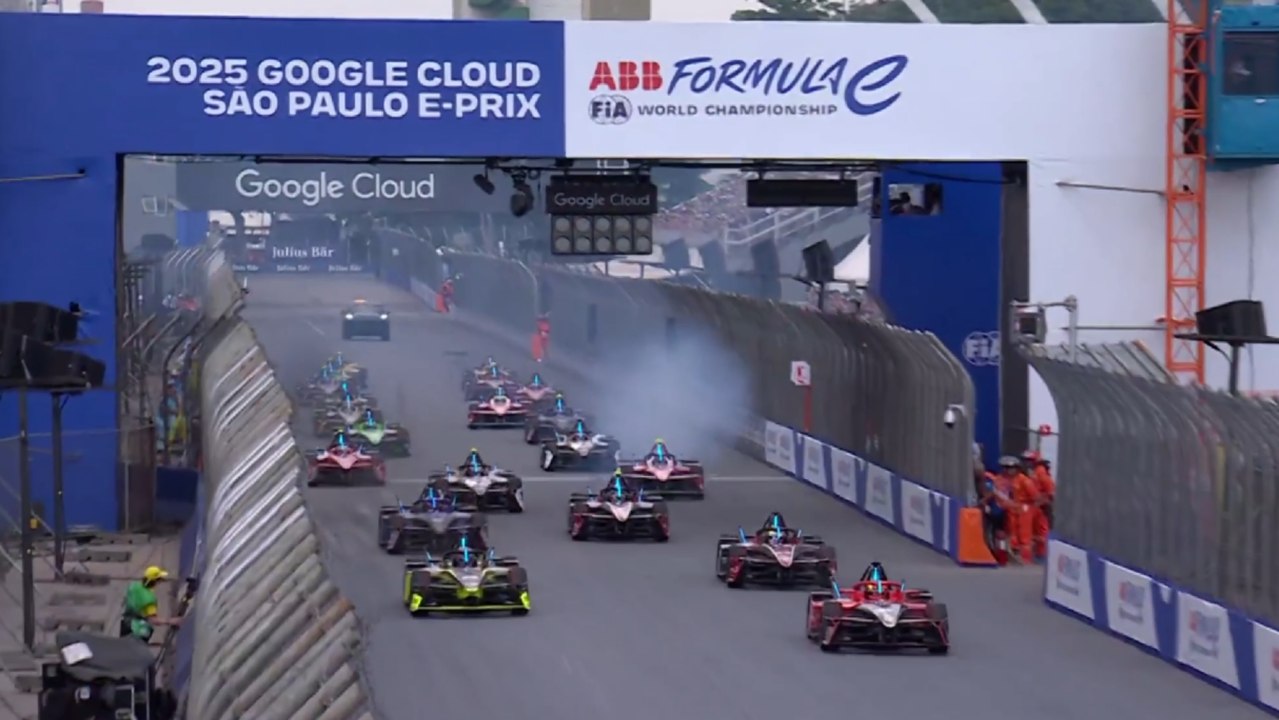 Así fue el estreno de la temporada 12 de Fórmula E: los highlights E-Prix de Sao Paulo