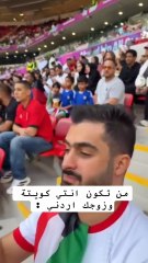 الدكتورة خلود في مباراة الأردن والكويت