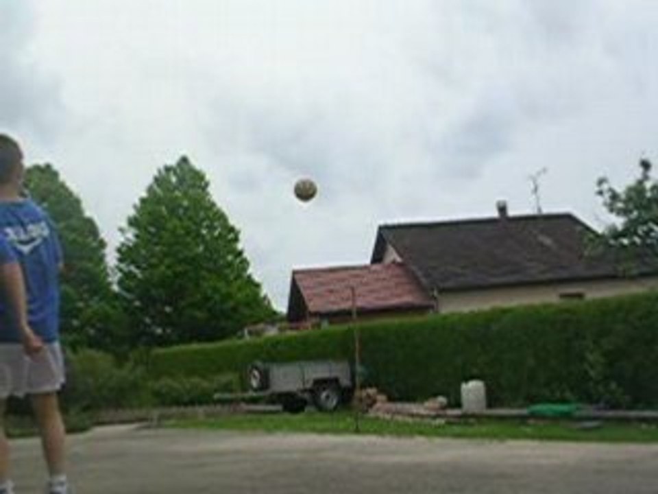 Ballon dans la remorque