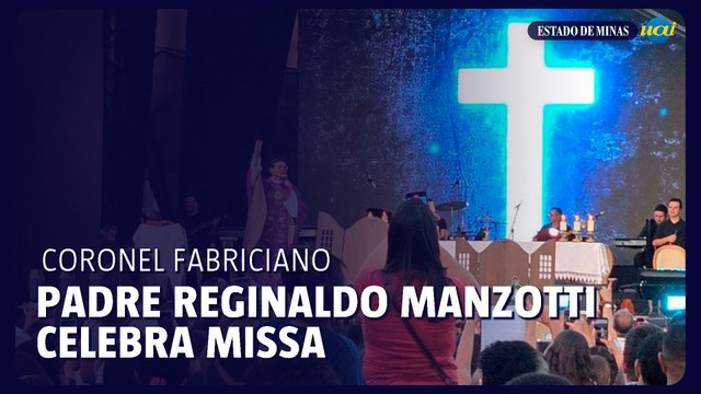 Mais de 5 mil fiéis: Padre Reginaldo Manzotti realiza missa-show em Coronel Fabriciano, MG