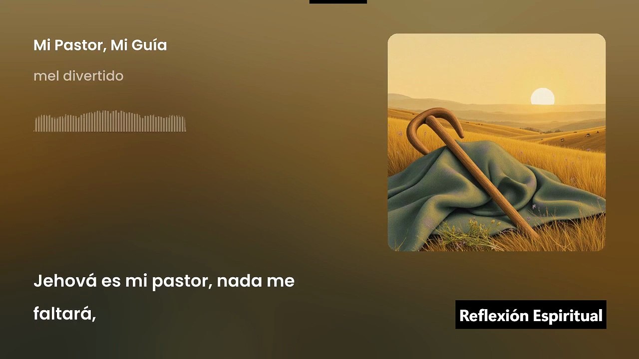 Mi Pastor, Mi Guía.