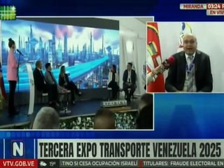 Expo Transporte Venezuela 2025 en su tercera edición es una ventana para mostrar avances del país