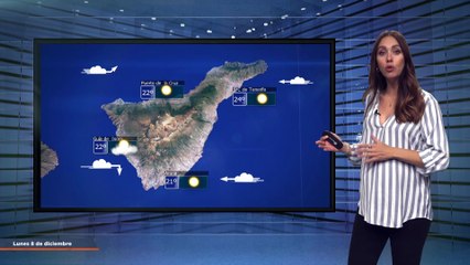 La previsión del tiempo en Canarias para el 8 de diciembre de 2025, en Atlántico Televisión.
