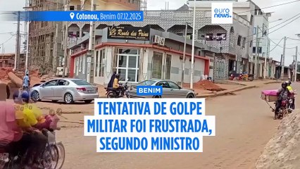 Ministro do Interior do Benim diz que tentativa de golpe militar foi frustrada