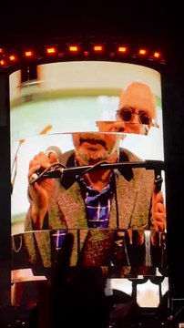 Reaparición del Indio Solari en recital de Los Fundamentalistas