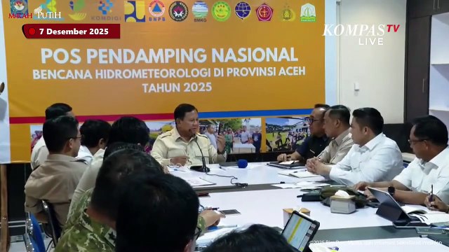 Saat Prabowo Telepon Bupati Aceh Tengah & Bener Meriah: Kalau Bupati Masih Senyum, Saya Tenang..