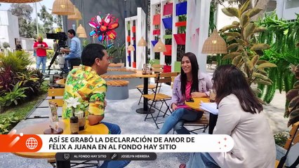 Félix y Juana son enamorados Así se grabó la romántica escena - VIERNES - 05-12-25 - 02