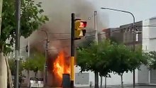Incendio en Guaymallén