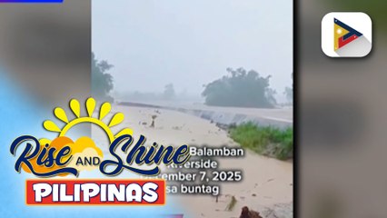 Nangka River sa Balamban, Cebu, tumaas ang tubig dahil sa walang tigil na pag-ulan dulot ng Bagyong #WilmaPH