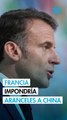 Macron amenaza a China con aranceles por superávit comercial: Les Echos