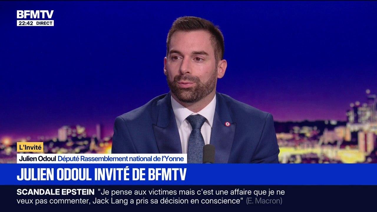 Procès du RN: Julien Odoul, député RN de l'Yonne, reste "optimiste" quant au sort de Marine Le Pen
