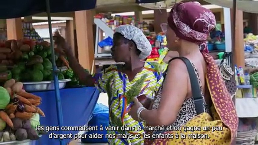 Capsule commerçante du marché de Baguida rénové