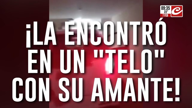 Sospechaba que le era infiel, la siguió... ¡y la encontró entrando a un telo con su amante!