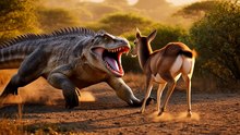 Silent Venom Hunter – Komodo Dragon vs Deer