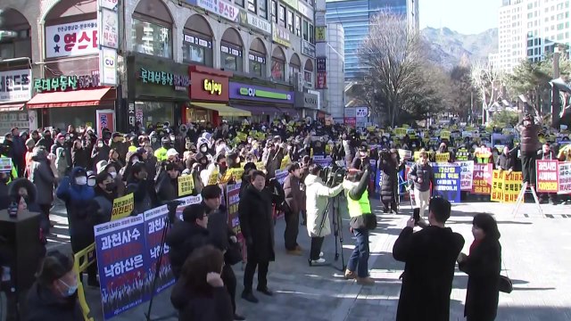 경마공원 사수 ...경기 과천서 주택공급안 반대 집회 / YTN
