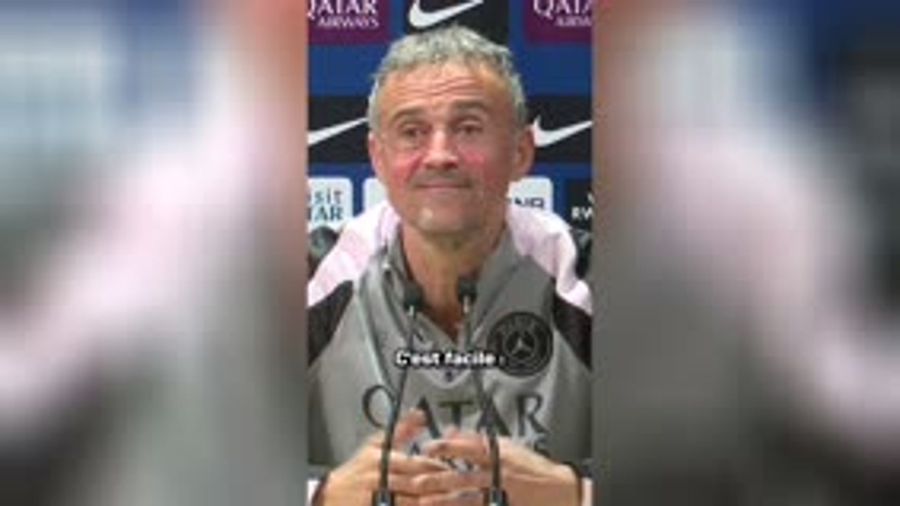 PSG - Luis Enrique : "Tu critiques De Zerbi, je le défends !"