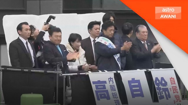 Sanae Takaichi cari mandat baharu di hari terakhir kempen