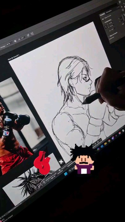 ✅️DraftNext step :☑️ Lineart