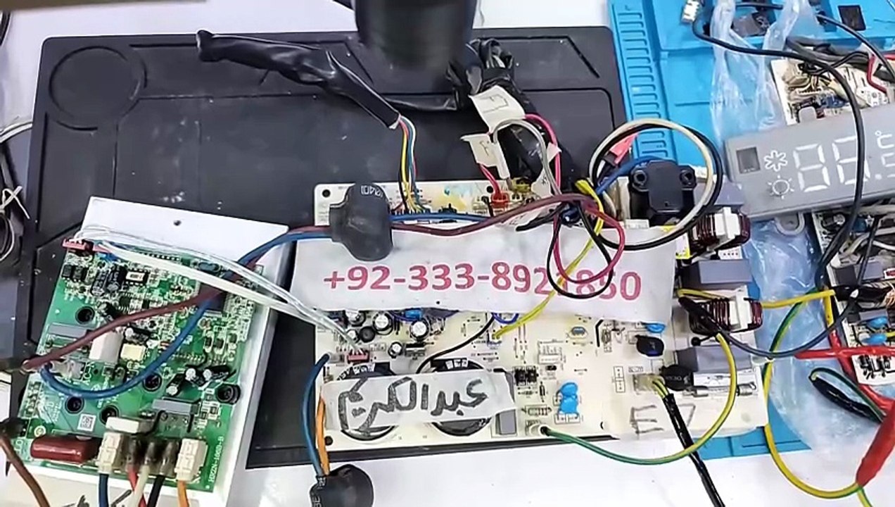 Haier Dc inverter ac E7 error code outdoor pcb Dc inverter ac pcb training center Babar Electronics