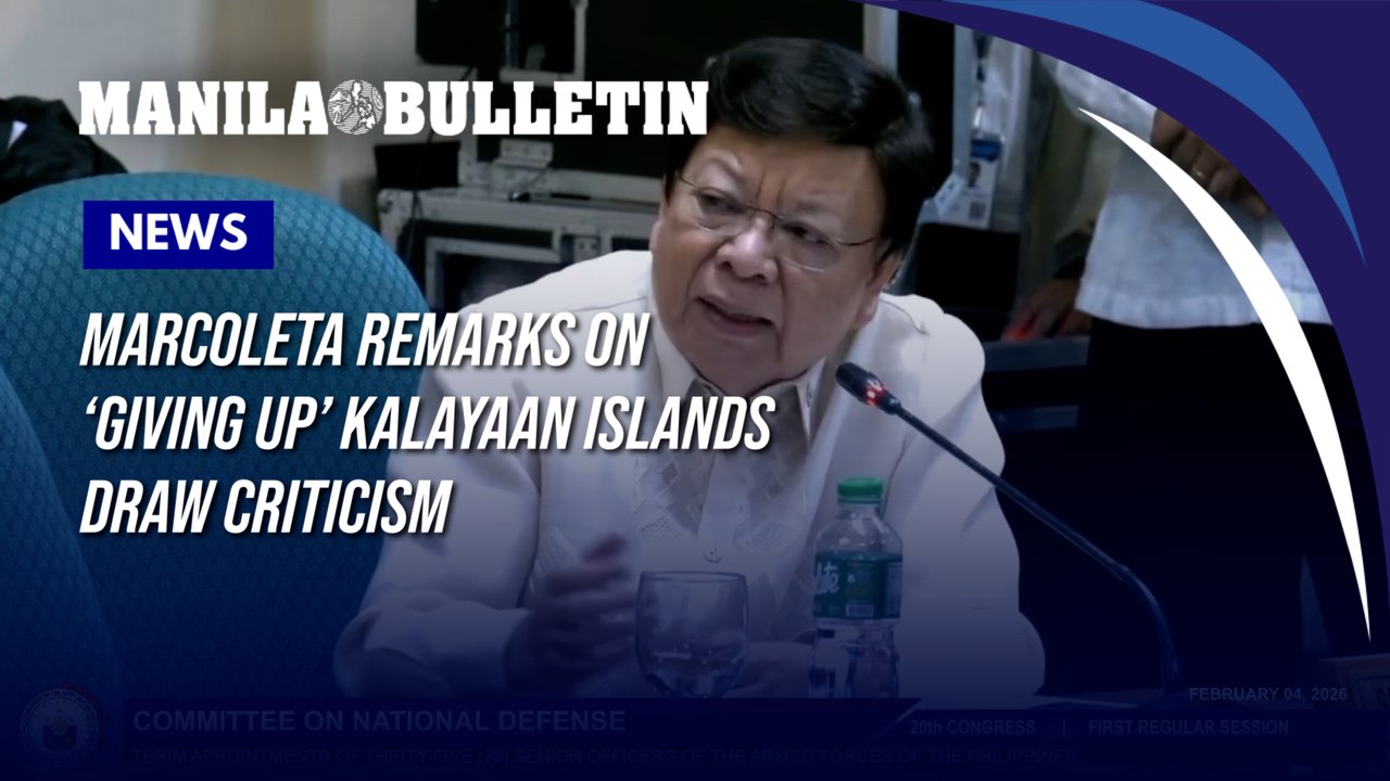 Marcoleta remarks on ‘giving up’ Kalayaan Islands draw criticism