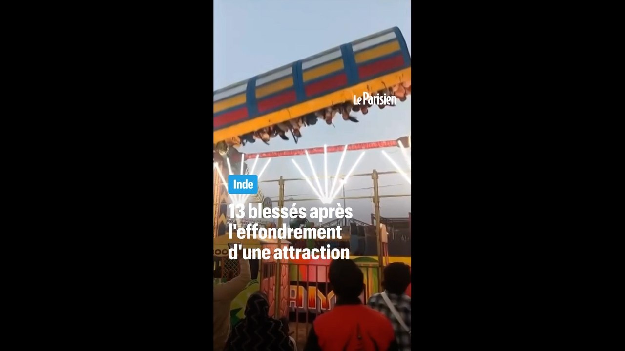 Inde : un manège s’effondre en pleine fête foraine, au moins 13 blessés graves