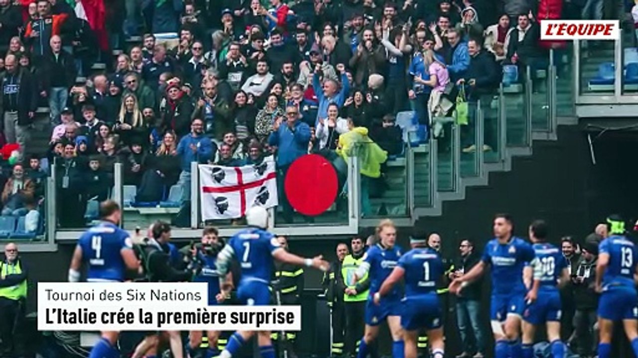 L'Italie crée la première surprise du Tournoi des 6 Nations en s'offrant l'Écosse à domicile - Rugby - Tournoi des 6 Nations