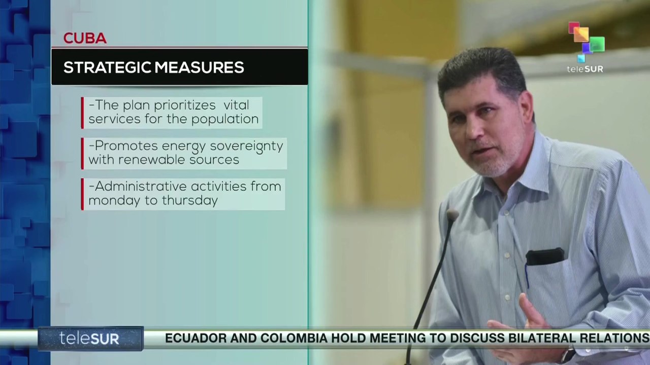 Cuba | Strategic measures to confront the energy blockade