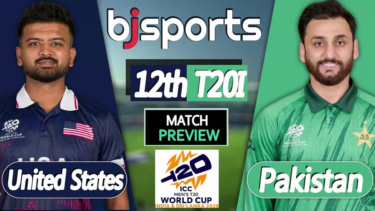 T20 World Cup 2026 | Pakistan vs United States 12th Match T20l Match Preview |