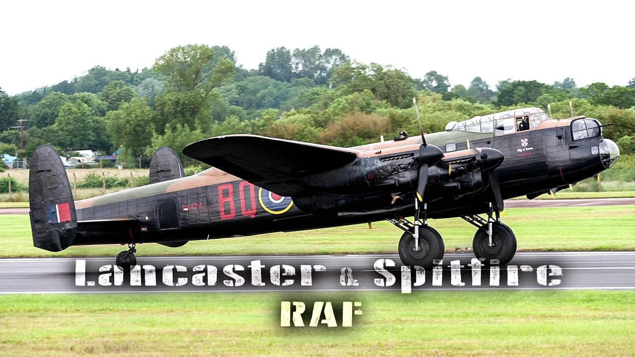 LANCASTER et SPITFIRE 🤩🎥RIAT