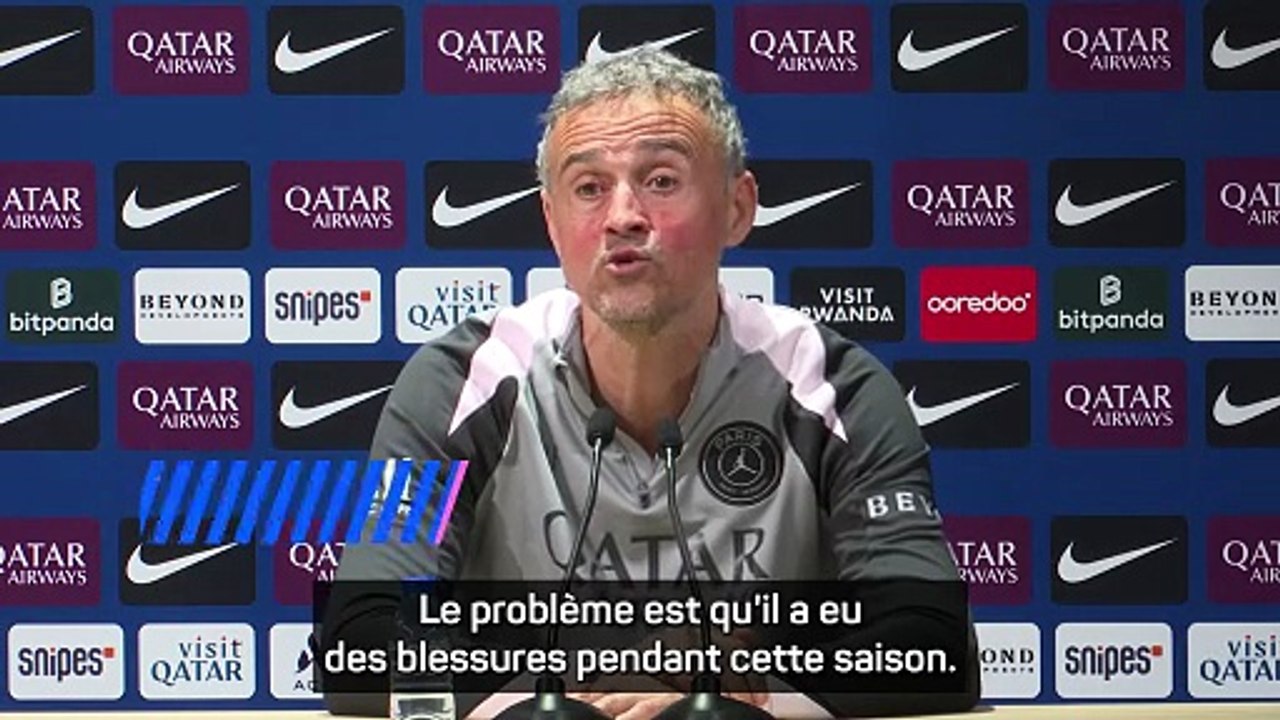 Luis Enrique : "Quand il est à 100%, Dembélé a toujours très bien joué"