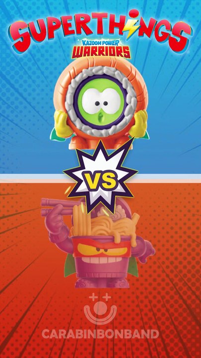 ⚡#superthings #kazoompowerwarriors MAKICK VS RAMENIAC - By CARA BIN BON BAND 🤡